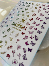 Load image into Gallery viewer, COLOR FOIL 004 Rainbow Metallic butterflies