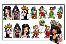 Load image into Gallery viewer, STICKY DIAMOND COLLABORATION Full Cover SNOW WHITE